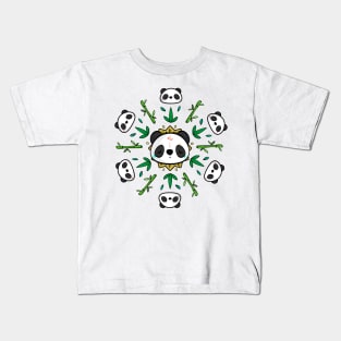 Pandala - Mandala Panda Kids T-Shirt